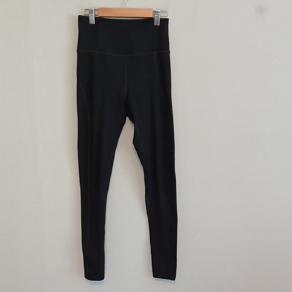 Girlfriend Collective Women's Black High Waisted Full Length Leggings Size Small